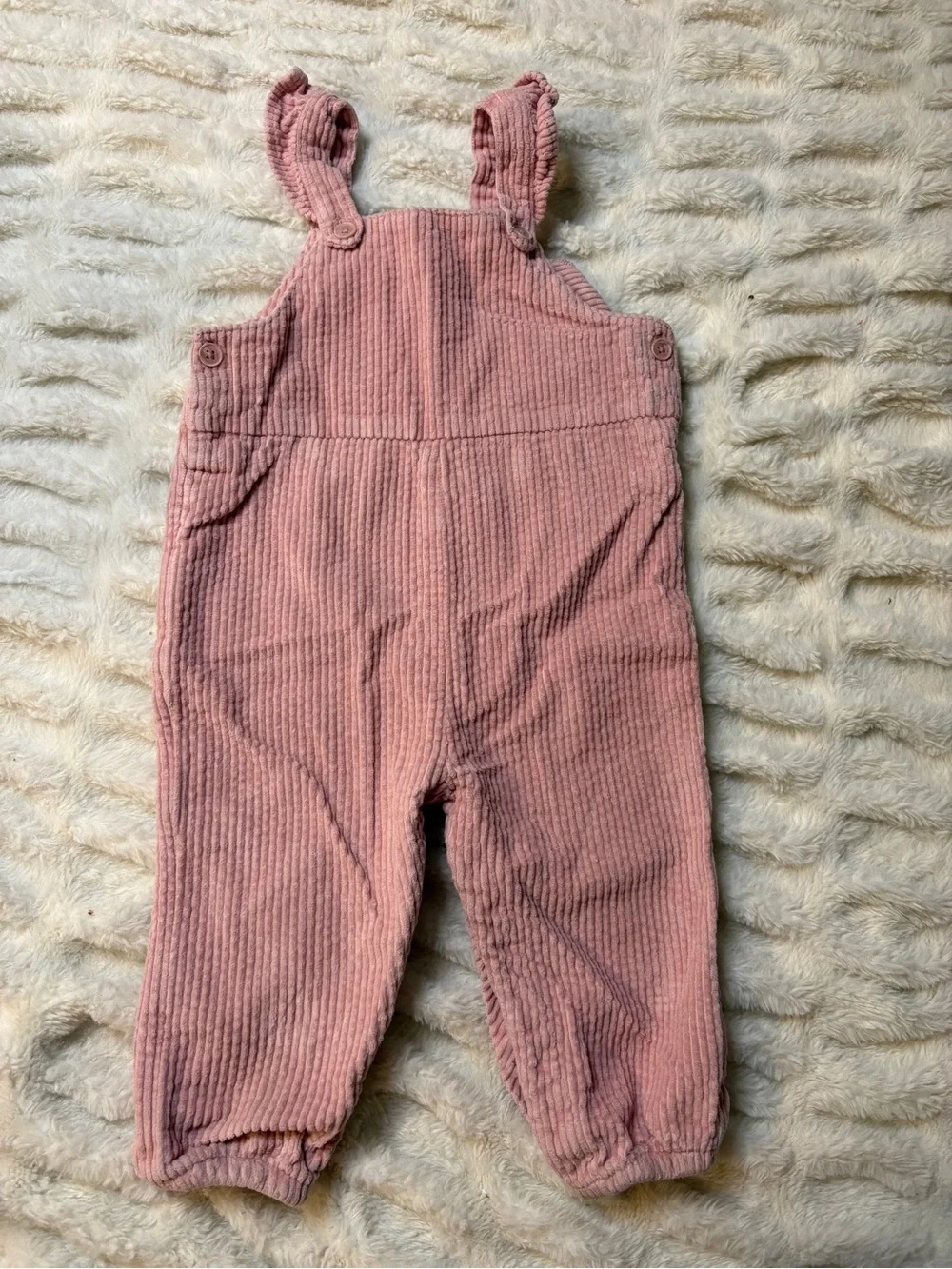 Old Navy Dusty Pink Corduroy Kids Overalls